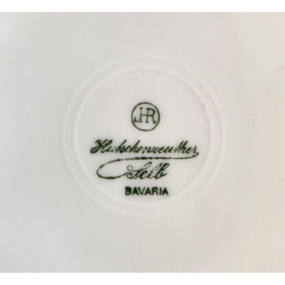 Antique Hutschenreuther Selb Bavaria Cherry Blossom Hand Painted Fine China Brea - Picture 6 of 6